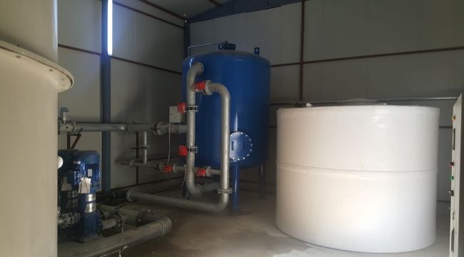 İçme suyu arıtma tesisi kuruldu