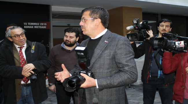 Zeybekci, basın mensuplarıyla buluştu