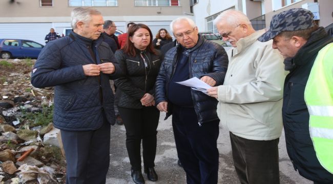 Başkan yerinde inceledi