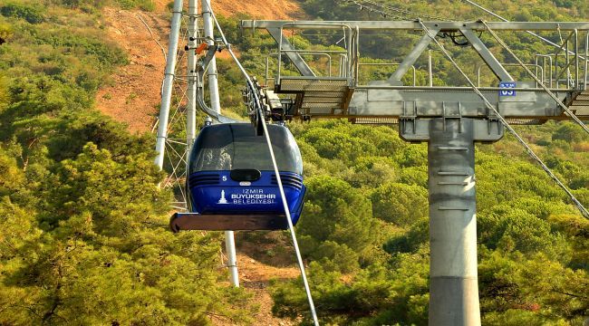 Teleferik bakıma giriyor