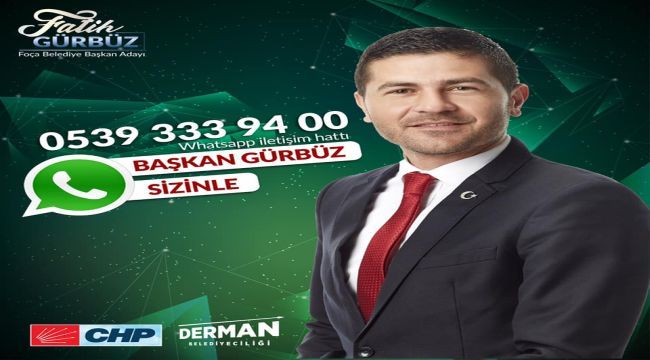 Gürbüz'den WhatsApp iletişim hattı