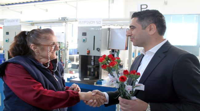 “Üreten kadının yanında olacağız”