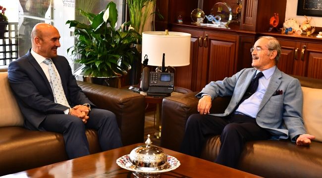 Başkan Tunç Soyer'e tebrik ziyareti