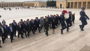 İlk toplu ziyaretlerini Anıtkabir’e gerçekleştirdiler