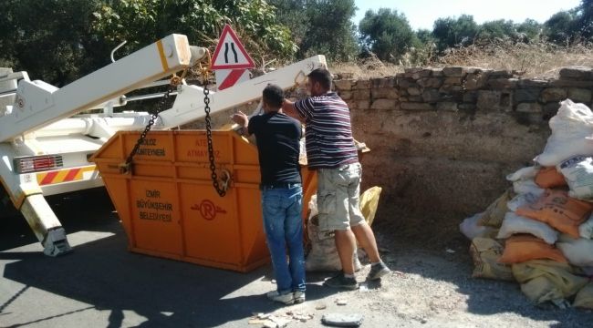 Adresten moloz alım sistemi başladı