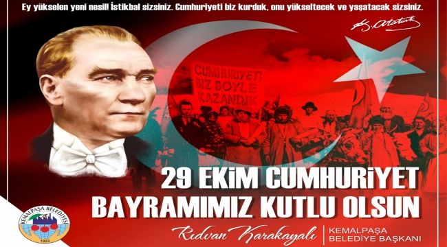 Başkan Karakayalı'dan 29 Ekim mesajı