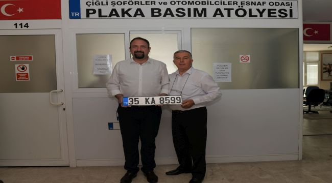 Çiğli’de Plaka Basımı Başladı