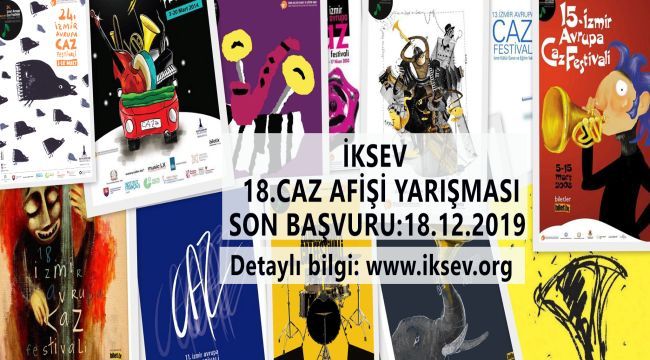 İKSEV 18. Caz Afişi Yarışması