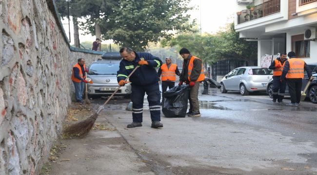 Temizlik soğuk hava dinlemiyor