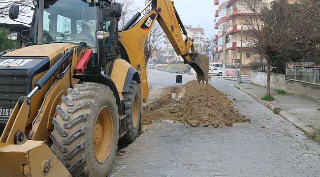 Aydın Büyükşehir Belediyesi Söke'de Çalışıyor