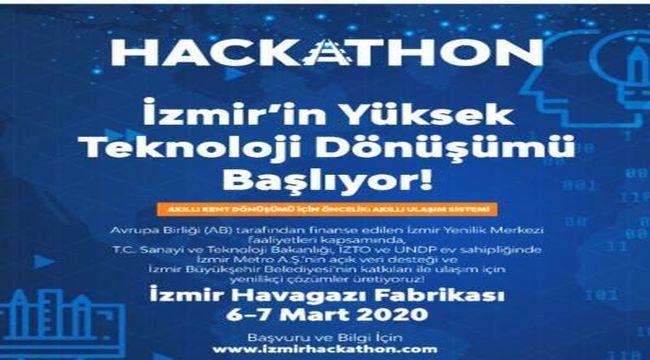 İzmir Ulaşım Hackathonu 6-7 Mart’ta