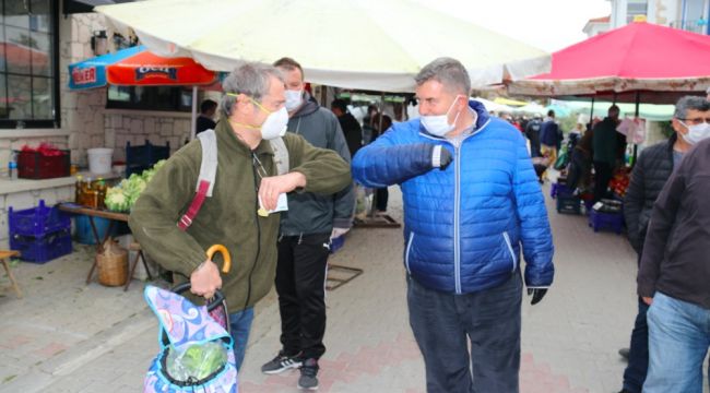 Başkan Oran’dan Pazar denetimi