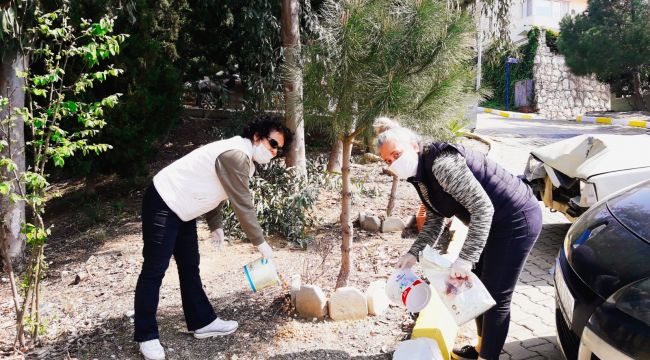 Güzelbahçe’de sevimli dostlara destek