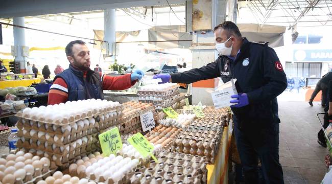 Karşıyaka’nın pazar yerlerinde ‘korona’ denetimi!