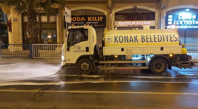 Konak Belediyesi salgınla mücadelede hız kesmiyor