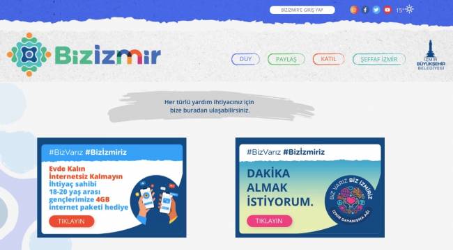  Öğrencilere Büyükşehir’den internet paketi