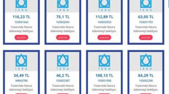 Ödenemeyen su faturaları için dayanışma başladı