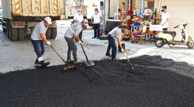 Karabağlar’da asfalt seferberliği