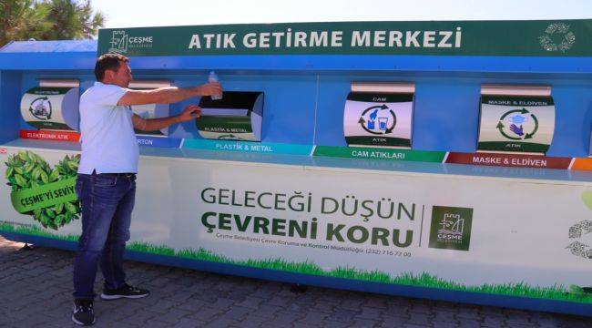 Çeşme’de Mobil Atık Getirme Merkezi dönemi! 