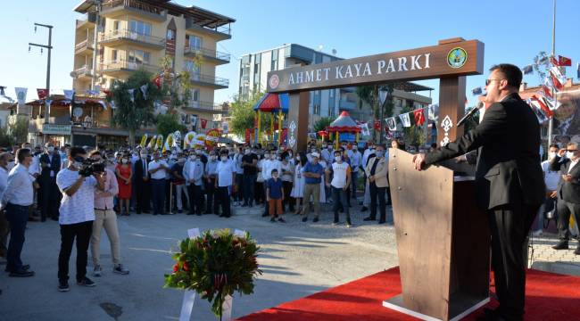Ahmet Kaya Parkı açıldı