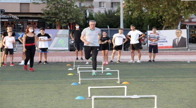 Başkan Arda atletizm pistinde