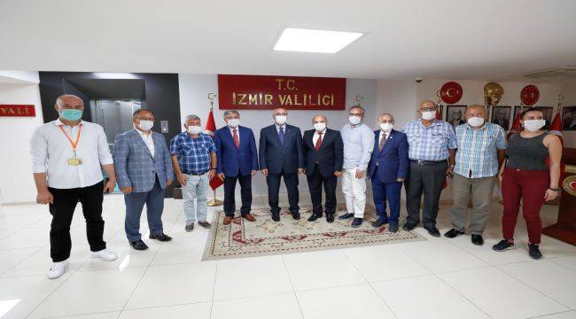 İzmir Medya Platformundan Vali Köşger’e Ziyaret