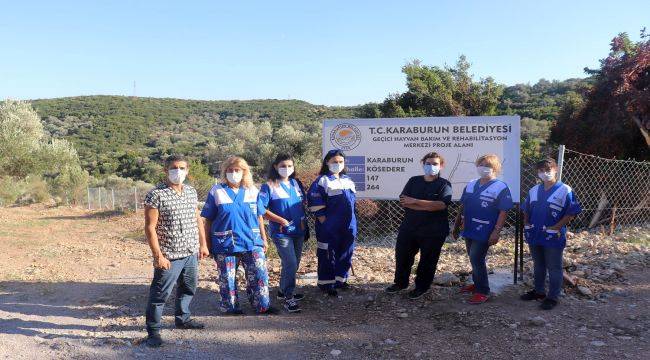 Geçici Hayvan Bakım ve Rehabilitasyon Merkezi çalışmaları devam ediyor