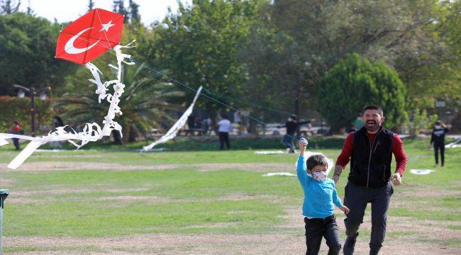 Gölet’te uçurtma şenliği heyecanı