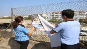 Karabağlar'da görüntü kirliliği Önleniyor