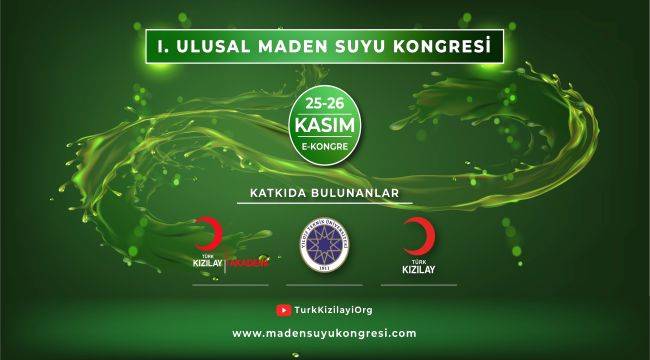 Kızılay İlk Bilimsel Maden Suyu Kongresini Düzenliyor