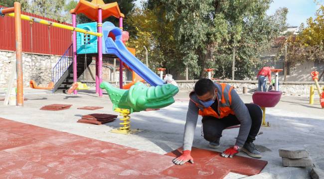 Buca parklarında bakım zamanı 