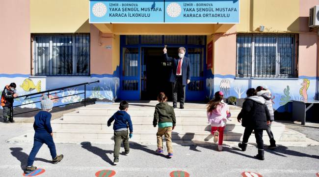 Başkan İduğ’dan yüzyüze eğitim ziyareti