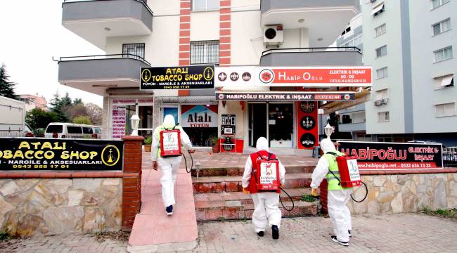 Bayraklı Belediyesi 90 Bin Noktayı Dezenfekte Etti