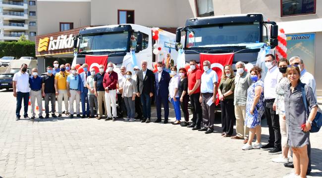 Narlıdere Belediyesi'ne 2 yeni çöp kamyonu daha!