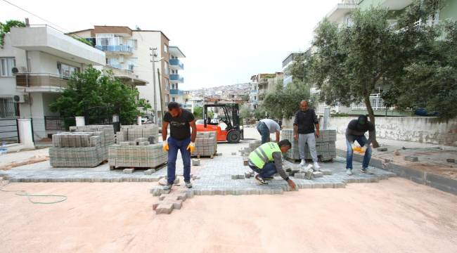 Tam Kapanma Sürecinde De Yol Yenileme Çalışmaları Sürüyor