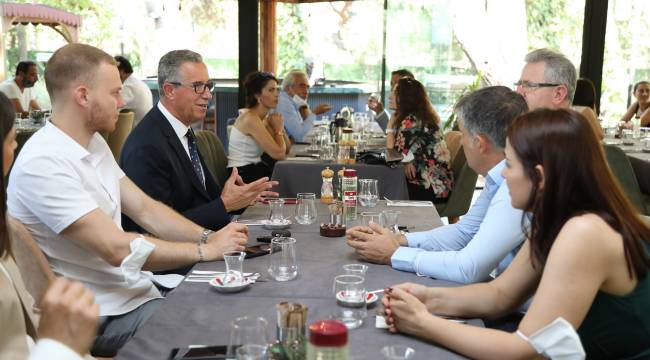 Başkan Arda Sarnıç’taki iş dünyasıyla buluştu