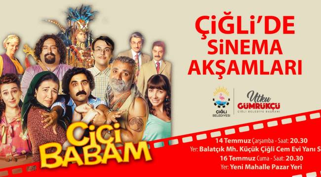 Çiğli’de Keyifli Sinema Akşamları Başlıyor