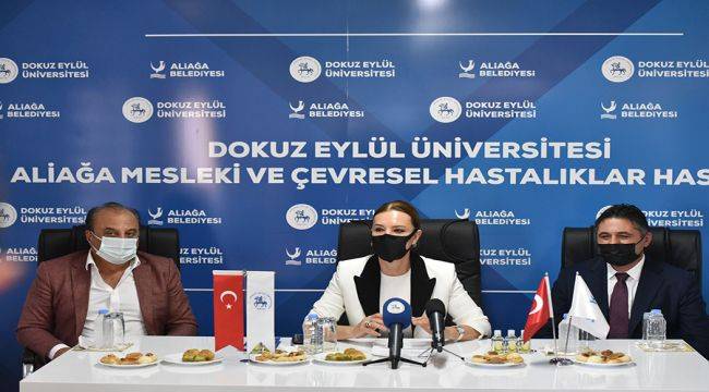 Aliağa Mesleki ve Çevresel Hastalıklar Hastanesi Yükseliyor