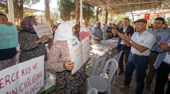 Başkan Soyer’den Gölmarmara Gölü’ne hayat verecek hamle 