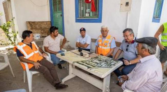 Başkan Soyer’den yangın mağdurlarına ziyaret