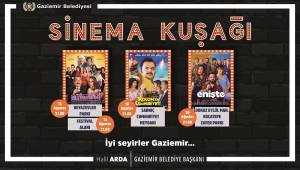 Gaziemir’de açık havada sinema keyfi