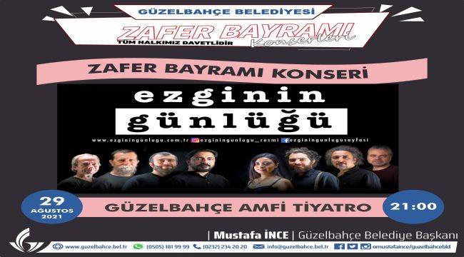 Güzelbahçe’de Zafer Bayramı Konserleri Başlıyor