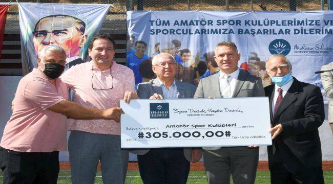 Karabağlar'da amatör spor kulüplerine coşkulu açılış 