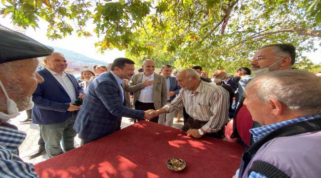 AK Parti Bornova’dan Hamza Dağ ile Pınarbaşı Çıkartması