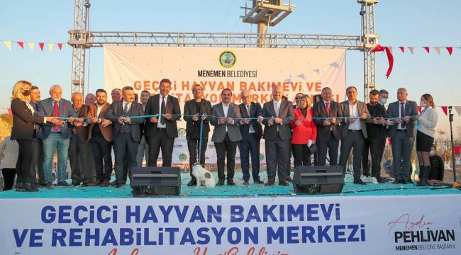 Menemen Belediyesi Geçici Hayvan Bakımevi Açıldı