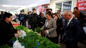 Çerçioğlu'ndan Pazar Ziyareti