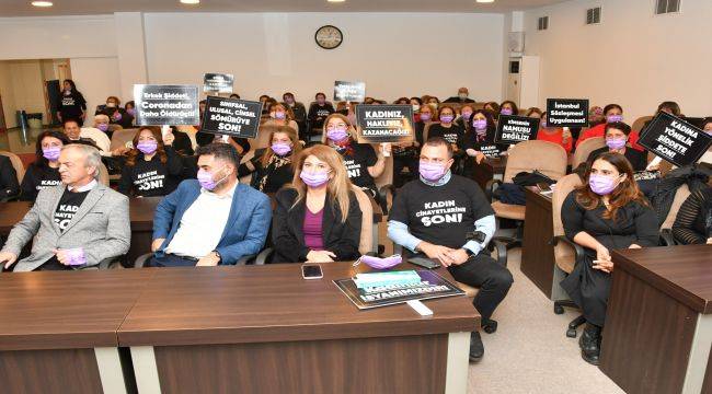 Narlıdere'den Şiddete Karşı Ortak Mesaj