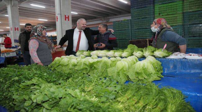 Halil Alkaya Pazar Yeri’nde İlk Pazar Kuruldu