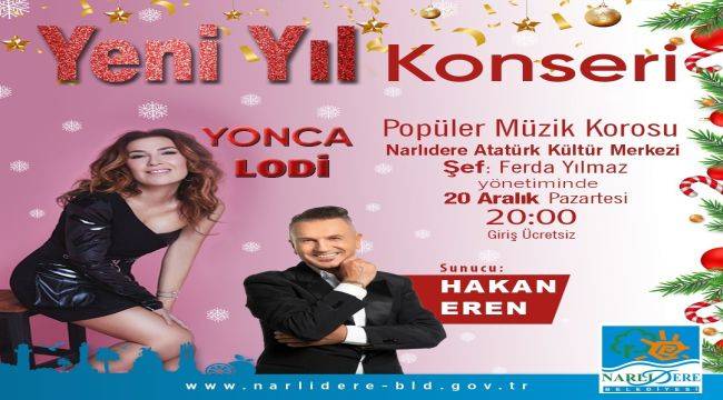 Narlıdere'den Yeni Yıl Konseri