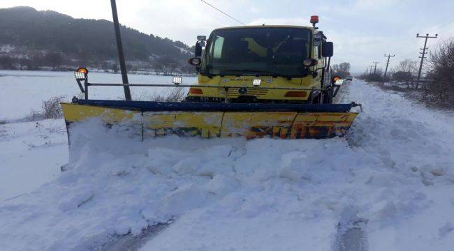 Ödemiş Belediyesi Kar Yağışı Nedeniyle Alarma Geçti